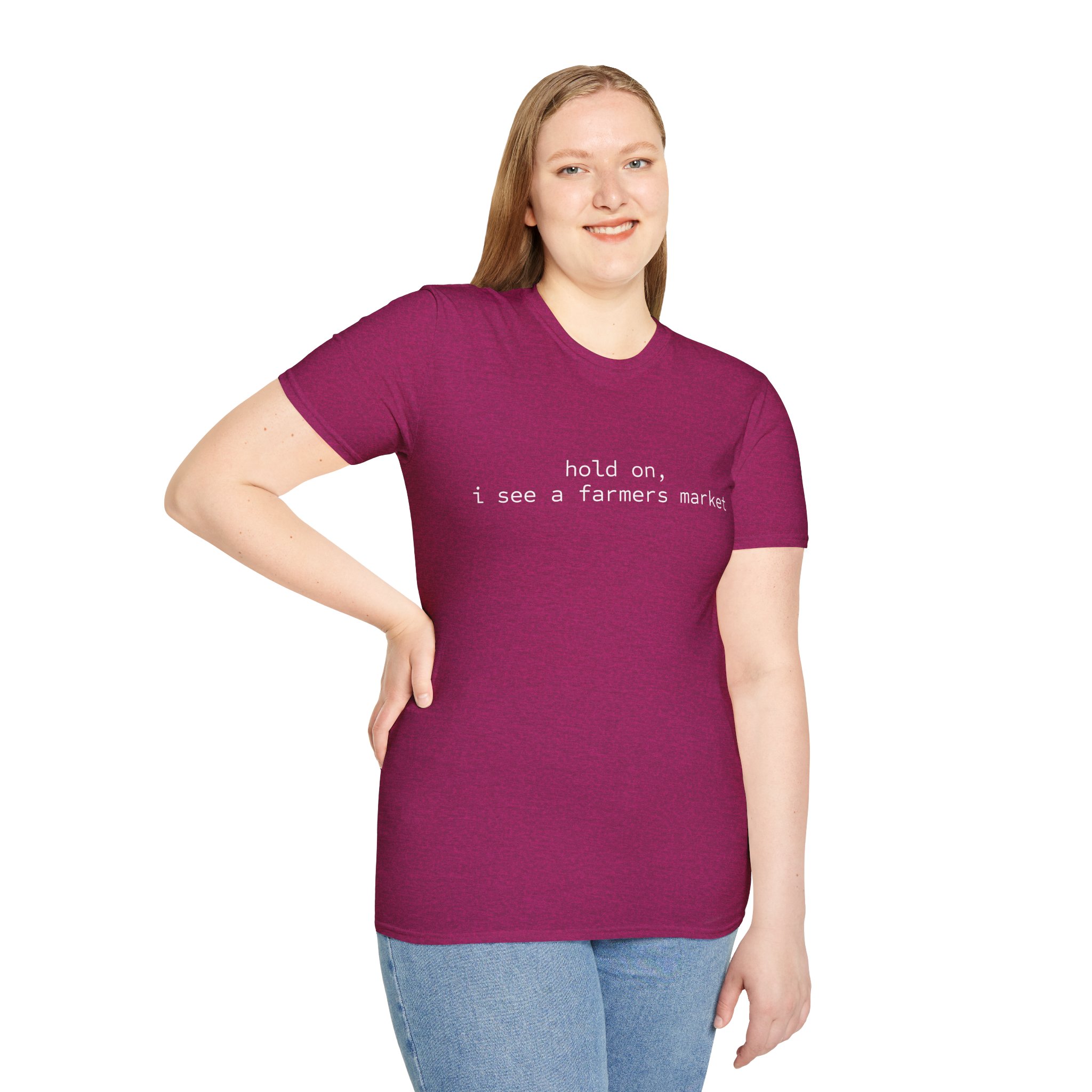 Hold On, I See a Farmers Market | Graphic Tee - Image 15
